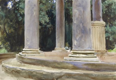 A View between the Columns of a Tempietto by John Singer Sargent